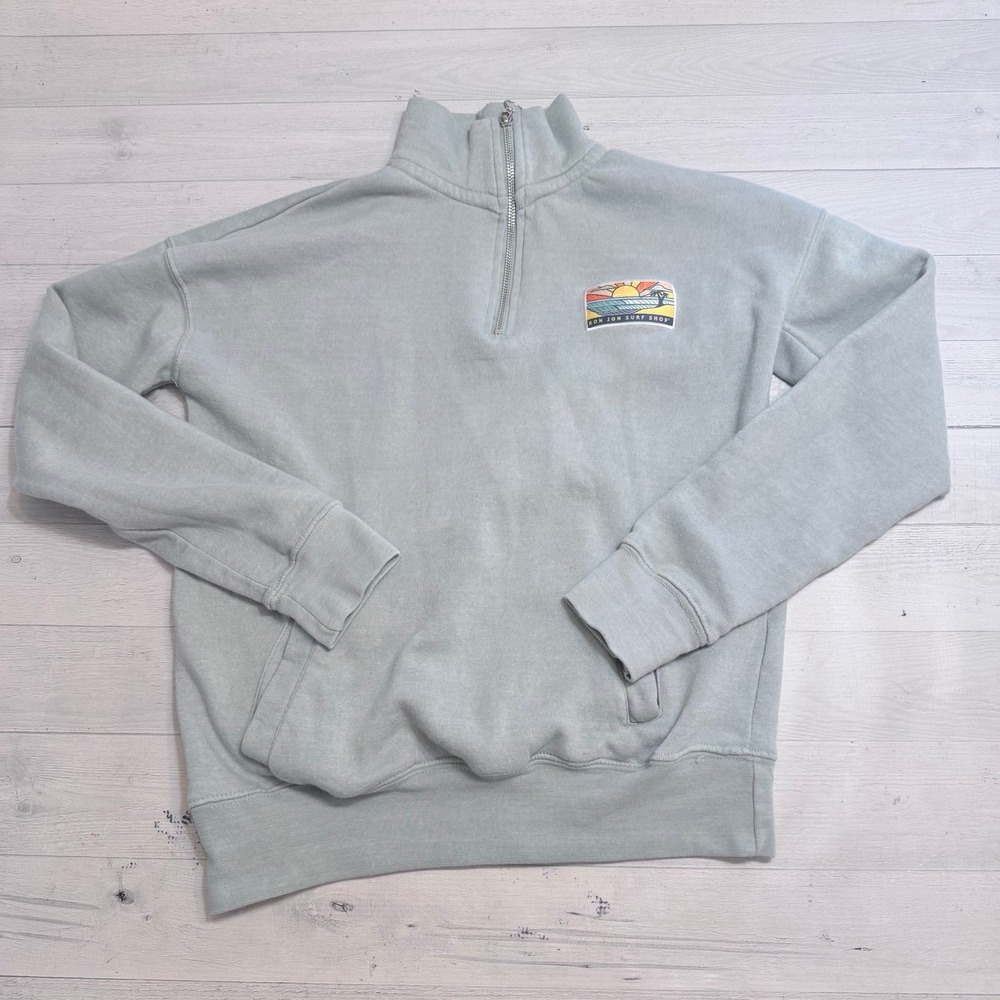 Ron Jon beachy quarter zip sweatshirt women's‎ size small